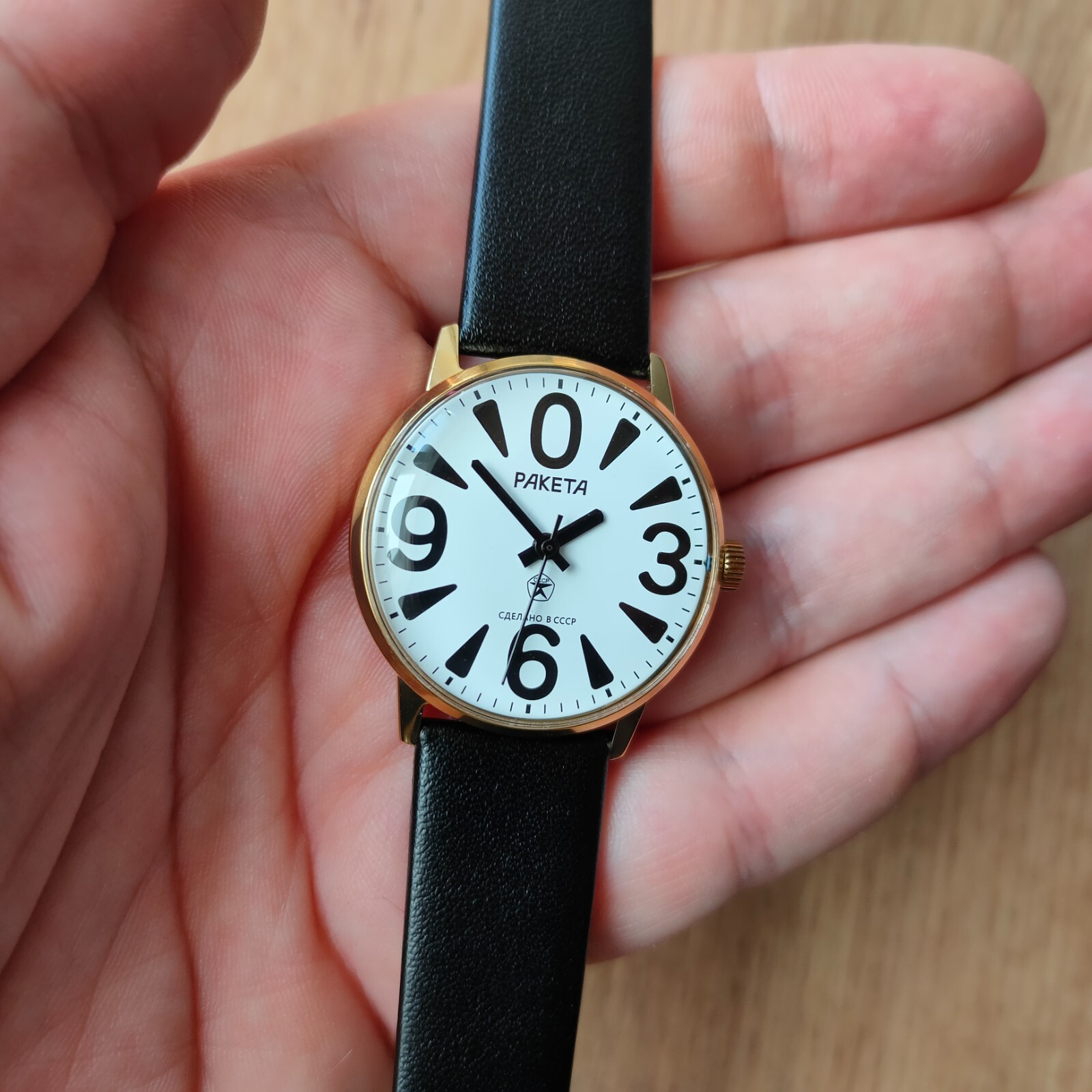 Raketa BIG ZERO mechanical 2609 Raketa small zero raketa 0 white watch
