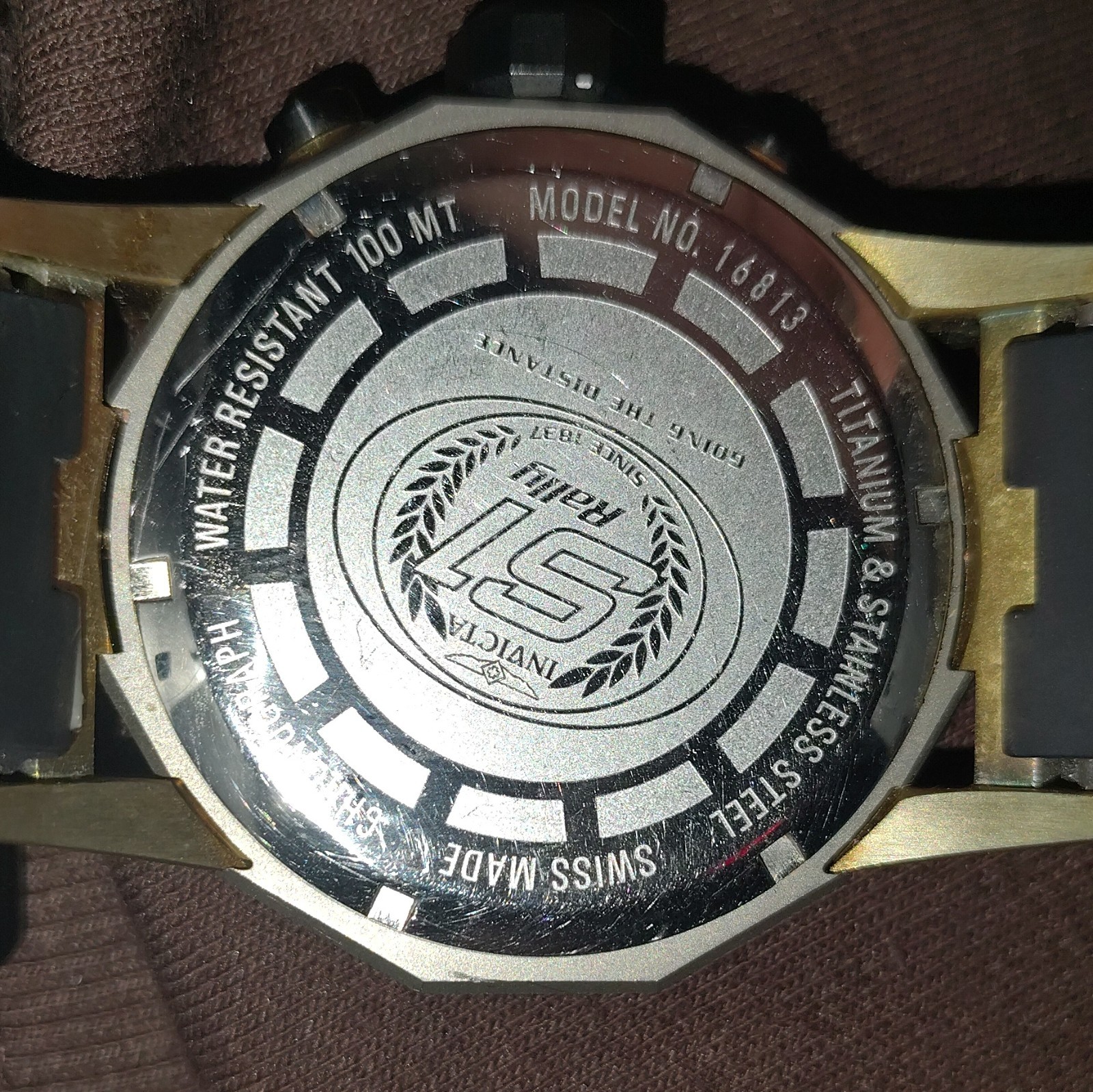 Invicta S1 Rally Men’s Quartz Chronograph Tachymeter Date 100m Black Strap