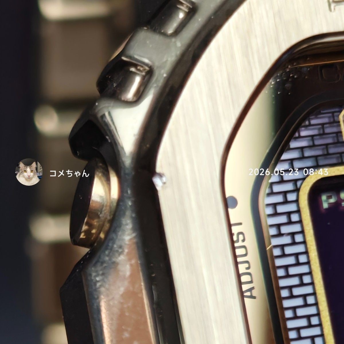 Good Condition Casio G-Shock GMW B5000GD 9JF No.gs3164