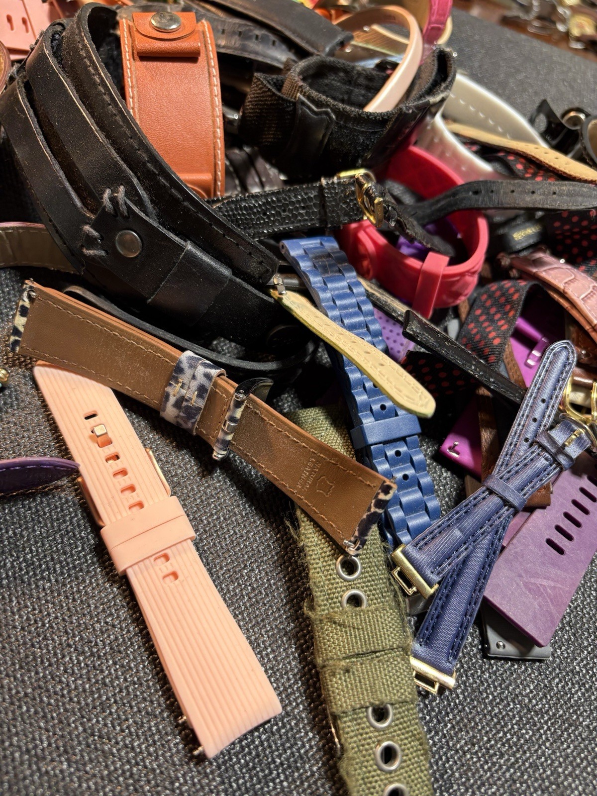 Watchmaker Parts Watch Band Lot,Regular,Cuffs And Wrap Around Bands,#2