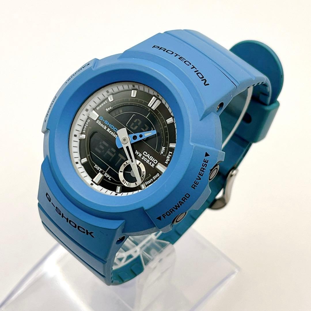 CASIO G-SHOCK AW-582E Analog-Digital Men’s Watch, Working Condition, Blue