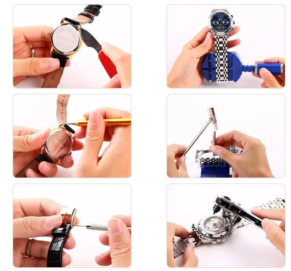 Watchmaker Repair Kit – Back Case Opener, Spring Bar & Link Pin Tool for watch