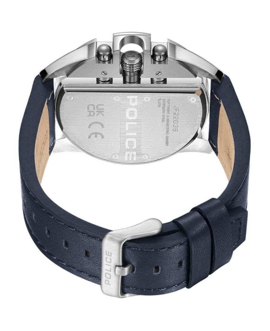 POLICE Men Analog Quartz Casual Watch Classic Dress Blue Dial Waterproof Round 4