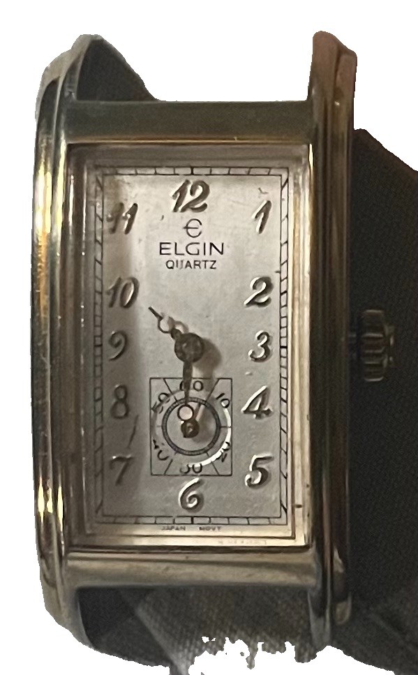 Vintage Elgin Quartz Rectangle watch