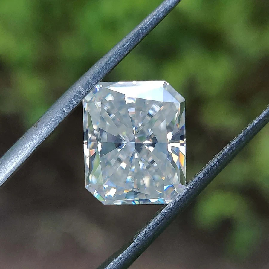 2.40 CT Natural White Diamond Radiant Cut VVS1 D Grade IDGL Certified AS22