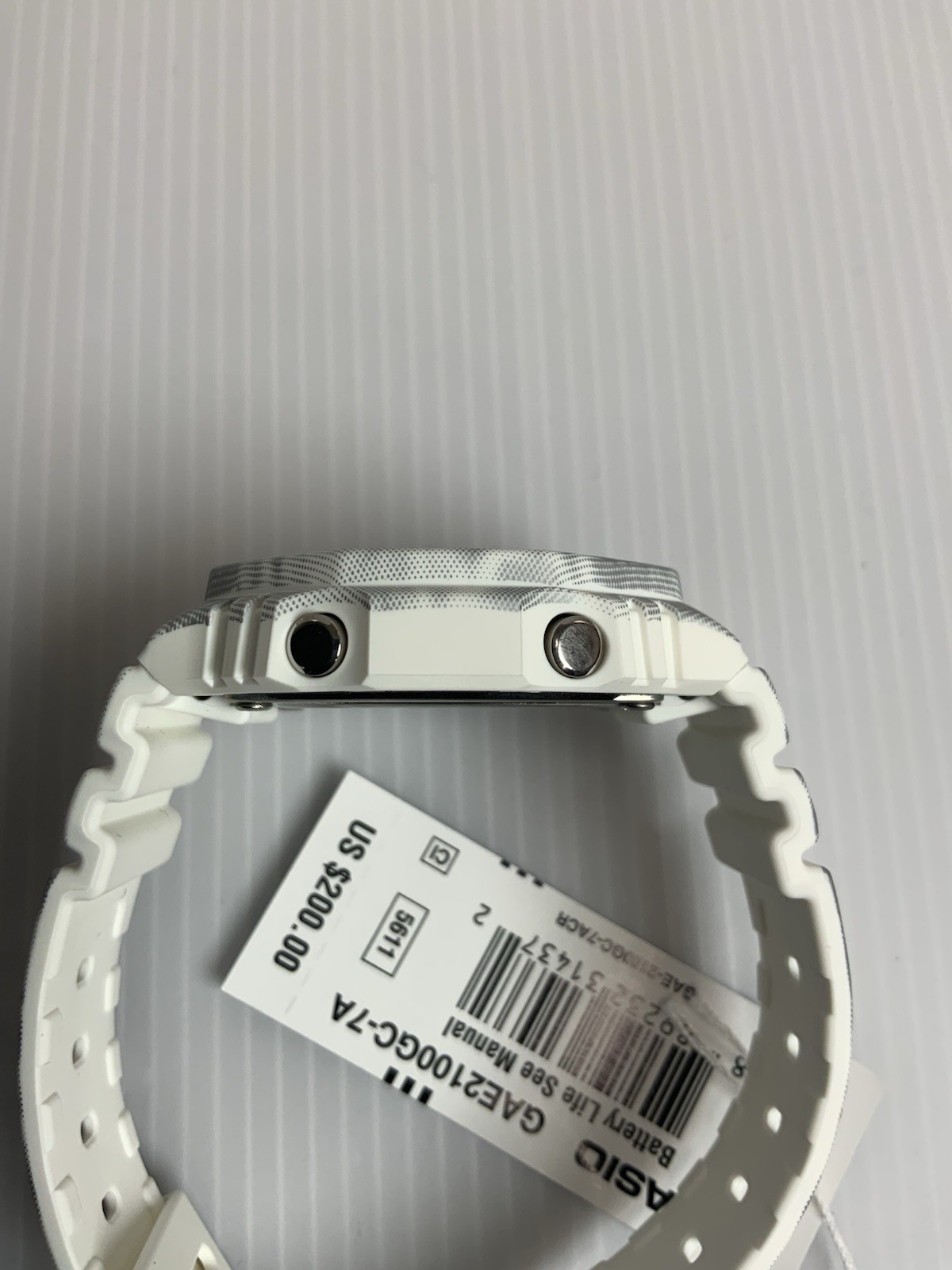 Casio G-Shock GAE-2100GC-7ACRc Snow Camo White + Green Exchangeable Special Set
