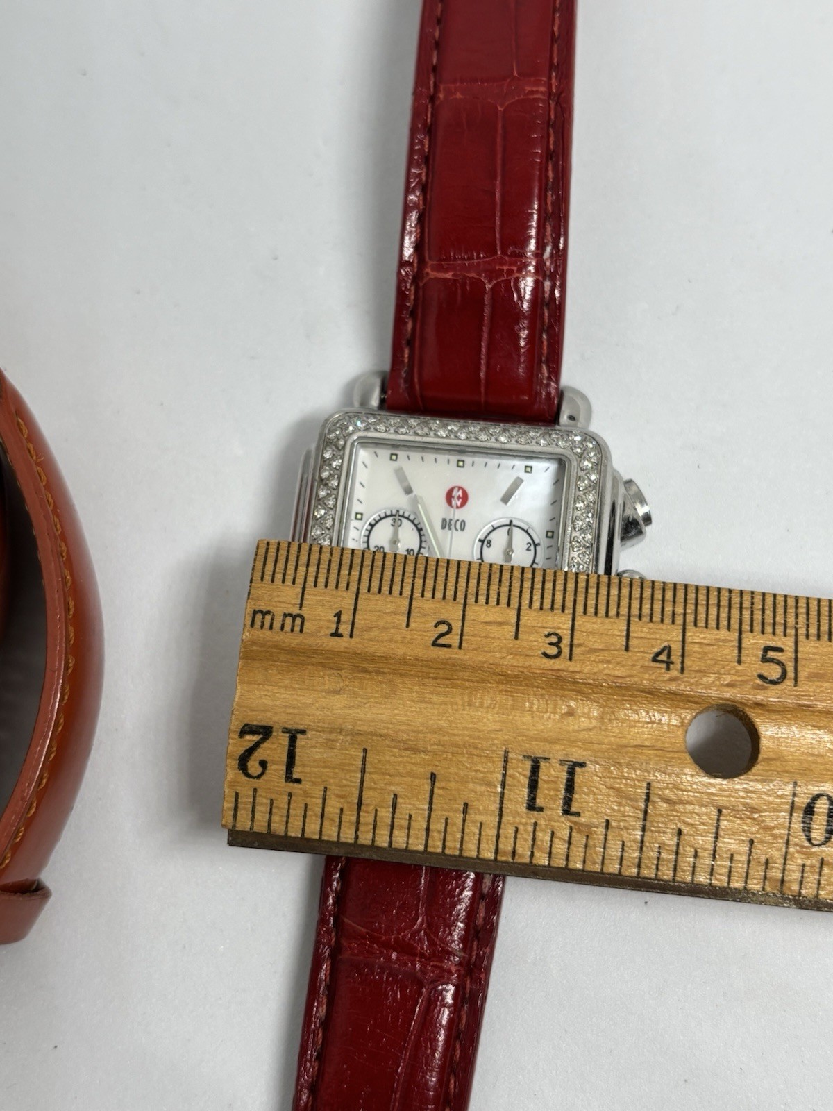 Michele Deco Diamond Chronograph 71-6000 Watch, ETA 251 471 Movement, Runs, READ