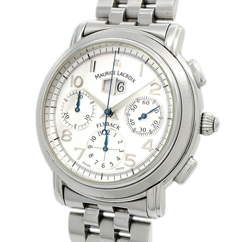 Maurice Lacroix Masterpiece Flyback Chronograph Big Date Auto 40mm Watch