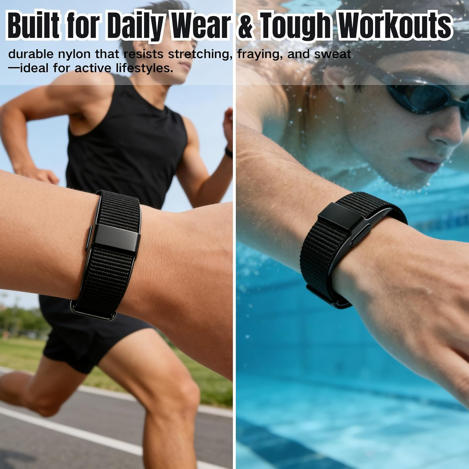 Nylon Loop Compatible with Hume Band, Nylon Replacement Strap, Soft Adjustable B