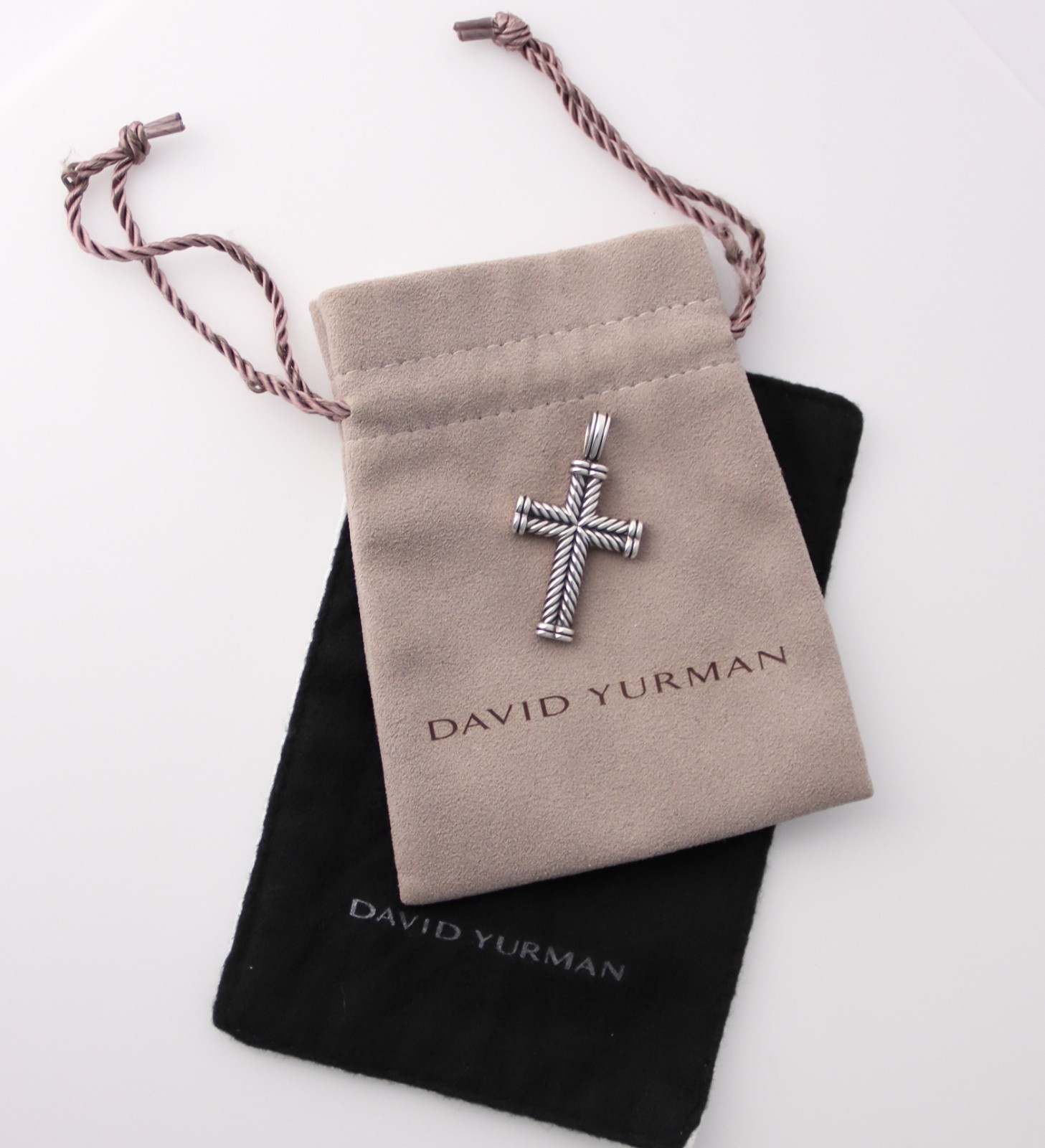 David Yurman Chevron Cross Pendant Only
