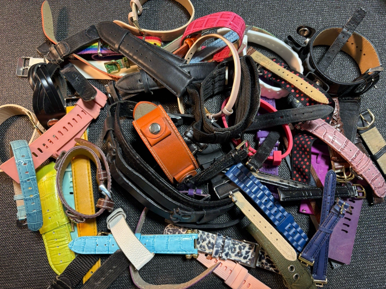 Watchmaker Parts Watch Band Lot,Regular,Cuffs And Wrap Around Bands,#2