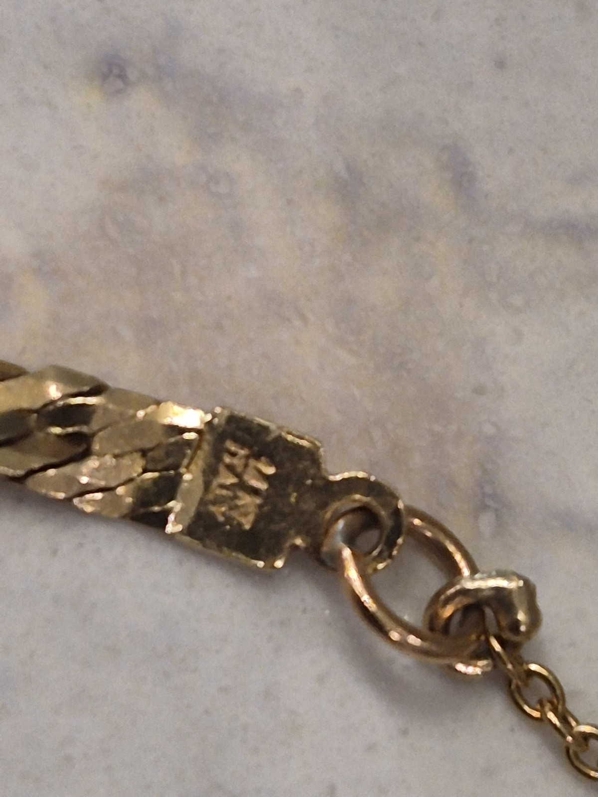 14k Gold Herringbone Bracelet 8 Inch 3mm Italy 2 Grams Real Fine Jewelry