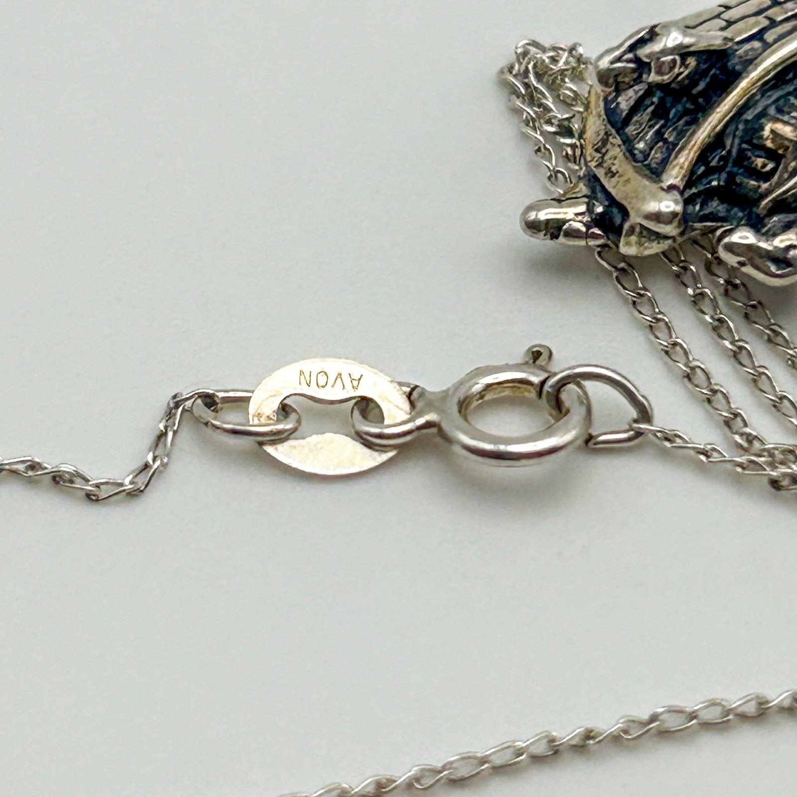 Sterling Silver Noah’s Ark Pendant on 20″ 925 Chain Religious Necklace