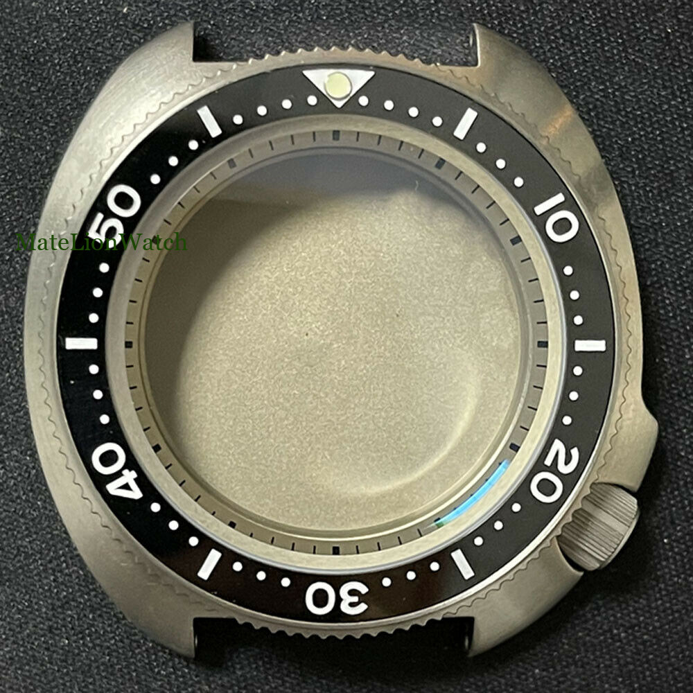 Titanium 200m Diver Watch Case Fit NH35 NH36 Sapphire Crystal AR Coating 20ATM