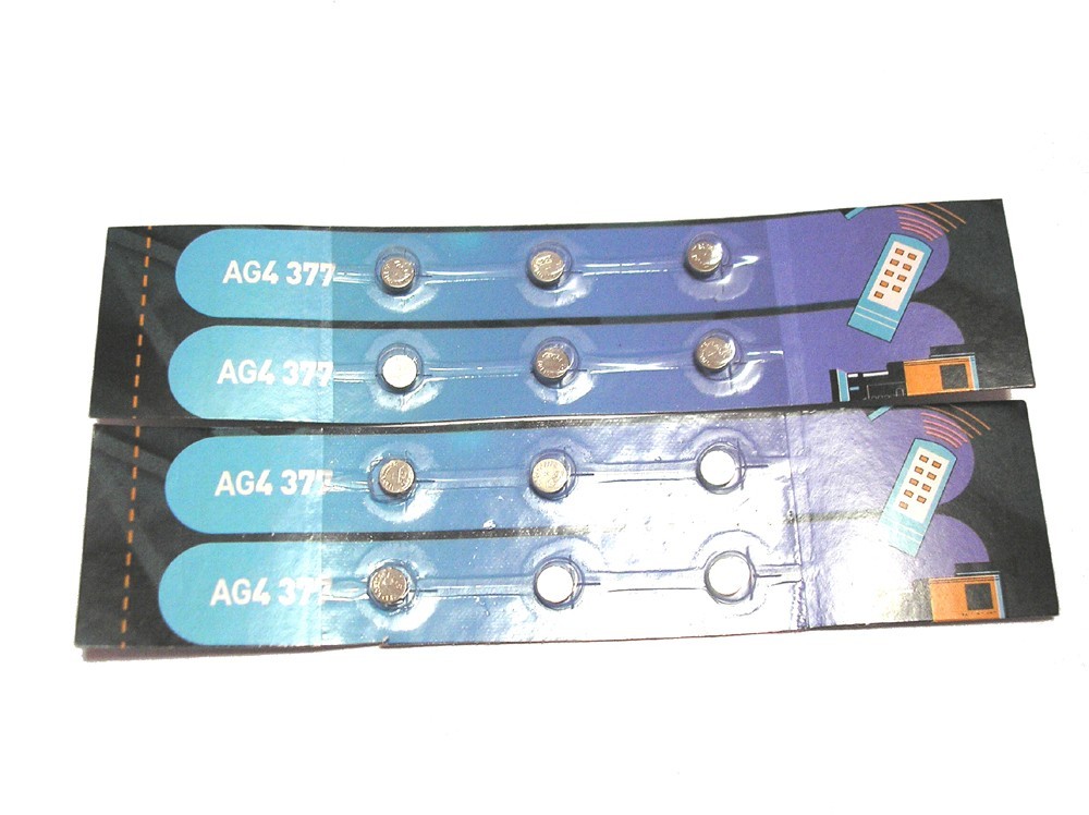 12 pcs AG4 377 SR626SW 1.5V Button Watch Battery