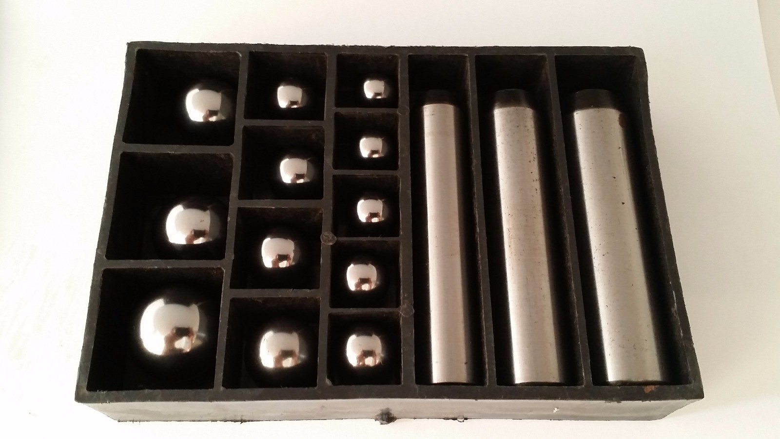 Magnetic Dapping Punch Changeable Ball 12pc 12~25mm LARGE Jewelry Metal Forming