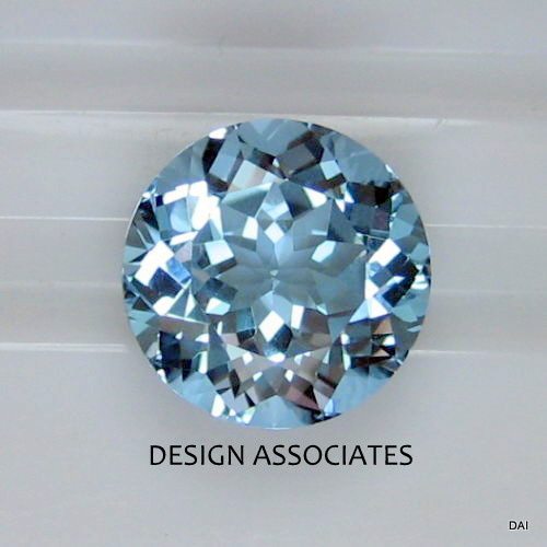 AQUAMARINE 2.5 MM ROUND CUT OUTSTANDING BLUE COLOR TREATED 3 PC SET