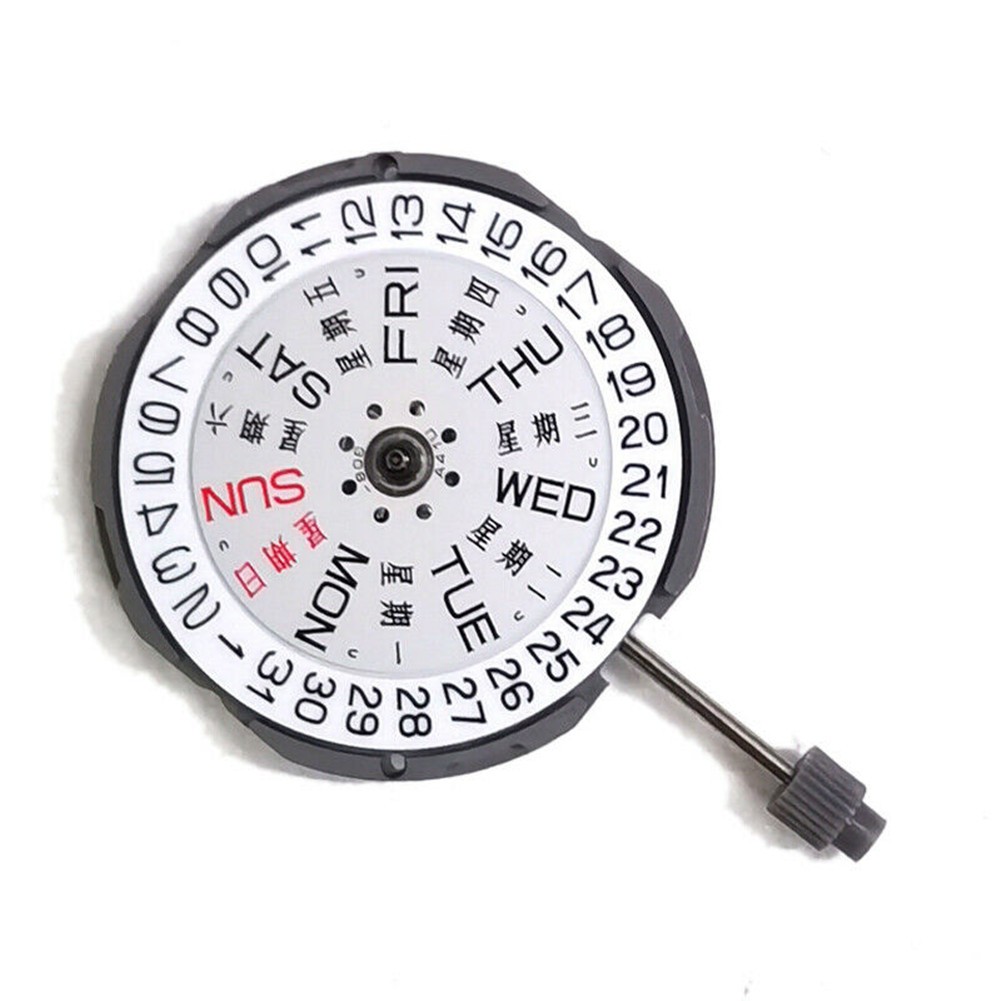 Quartz Watch Movement Sliver 3 Hands Replacement For MIYOTA GM02 GM00 Watch