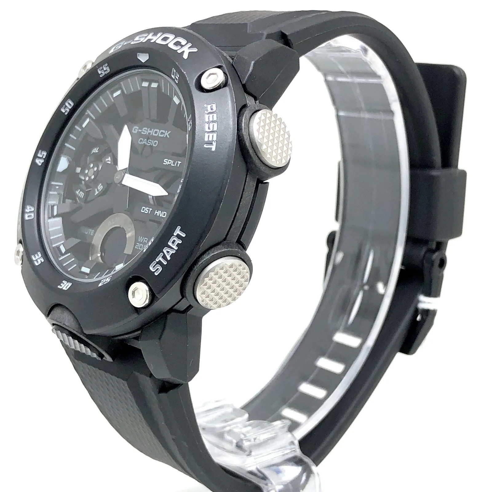 G-SHOCK GA-2000S-1A Carbon Core Guard Structure, Double LED Light, Analog-Digita