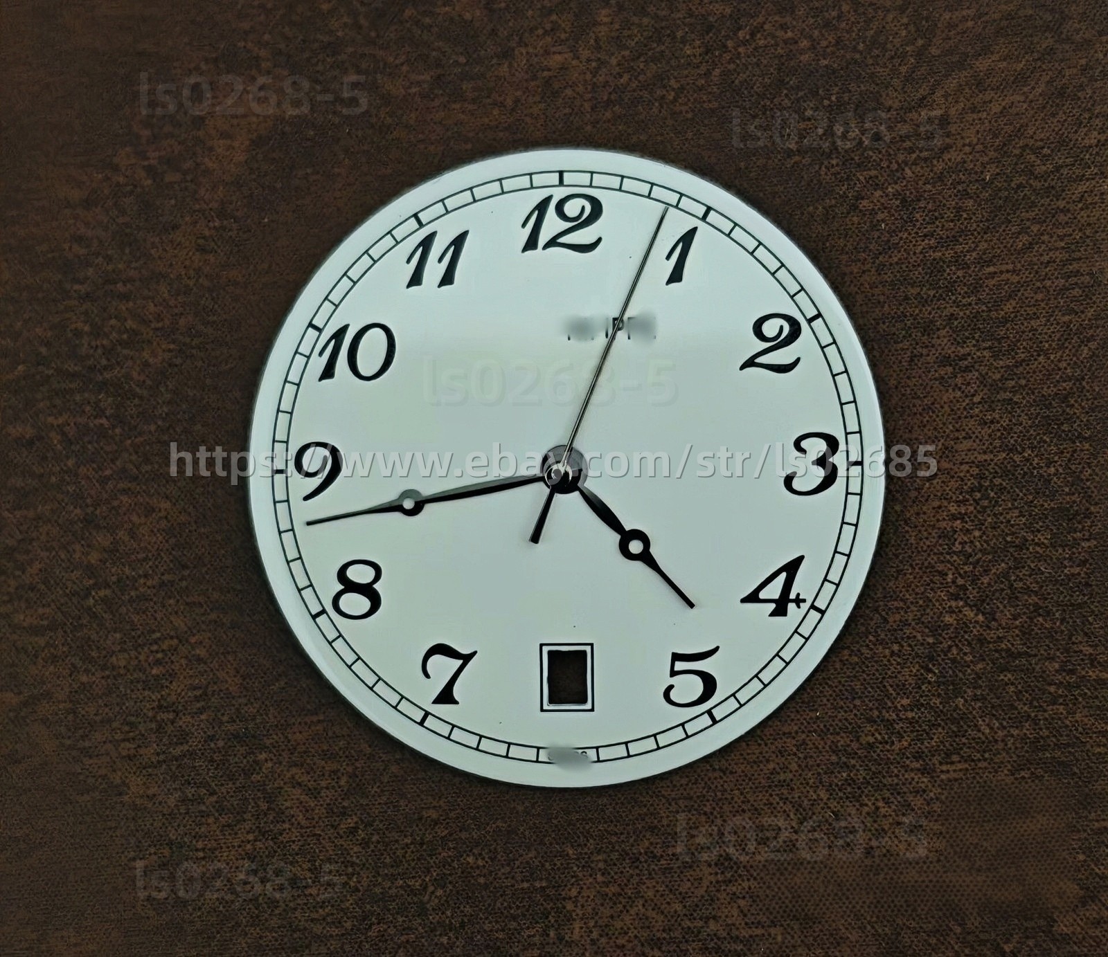 DIY SET for 2824 watch case + dial + hands + leather watch strap sapphire 40mm
