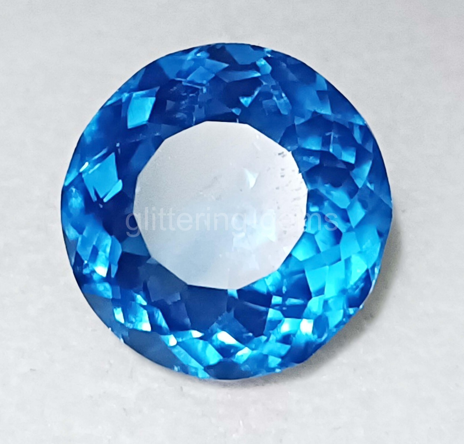 10.00 Ct Natural Blue Tanzanite Round Shape IGL Certified Loose Gemstone 5DOU