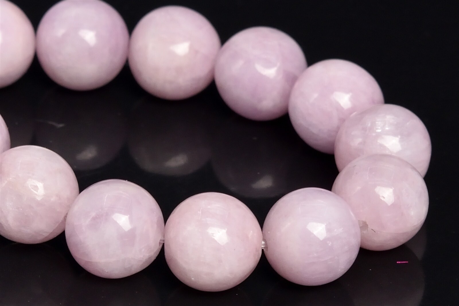 11MM Genuine Natural Purple Pink Kunzite Beads Grade A+ Round Loose Beads 7.5″