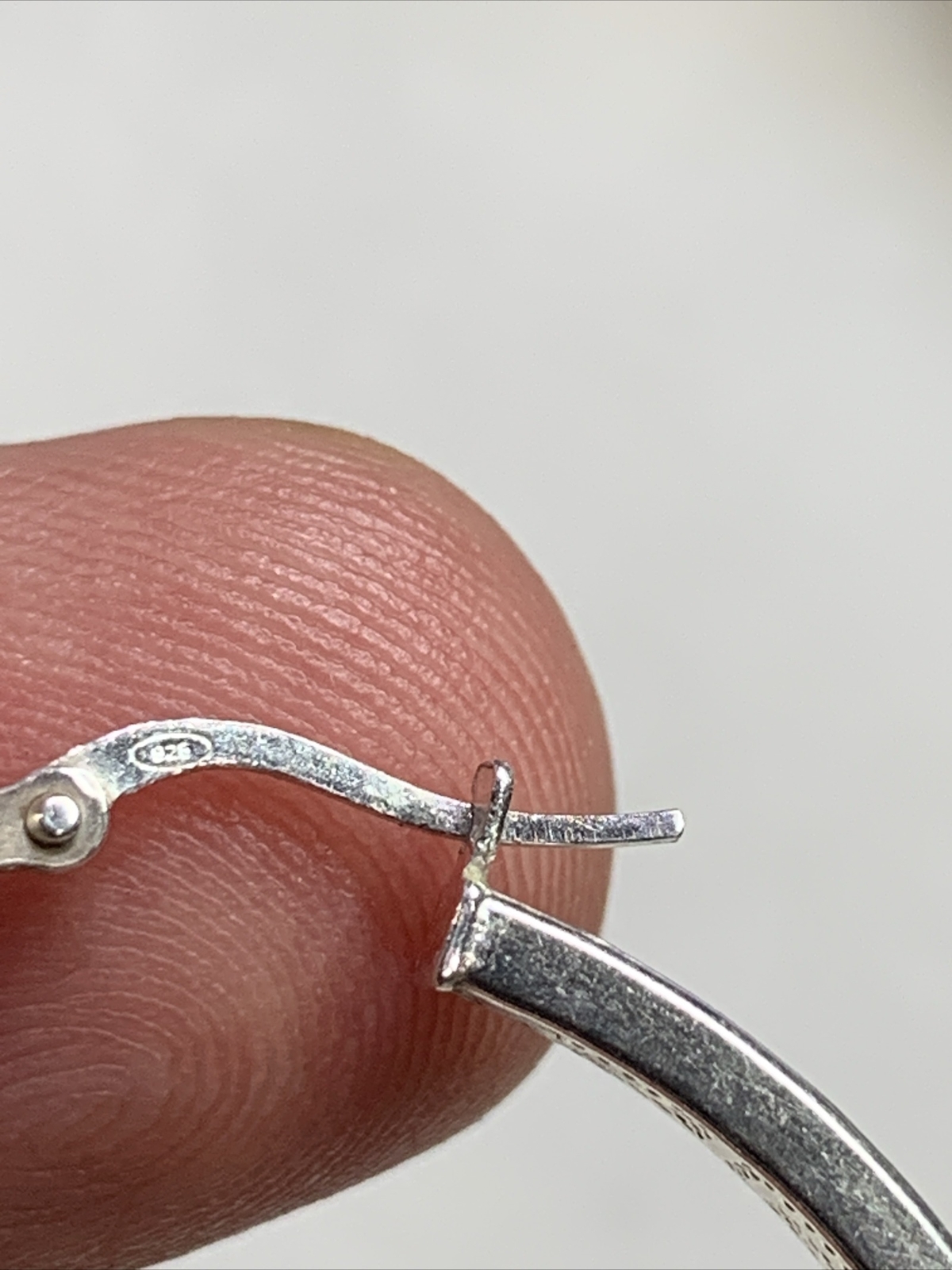 Sterling Silver Large Greek Key Hoop Earrings – Solid 925 Silver 1.75”- 7.7 Gram