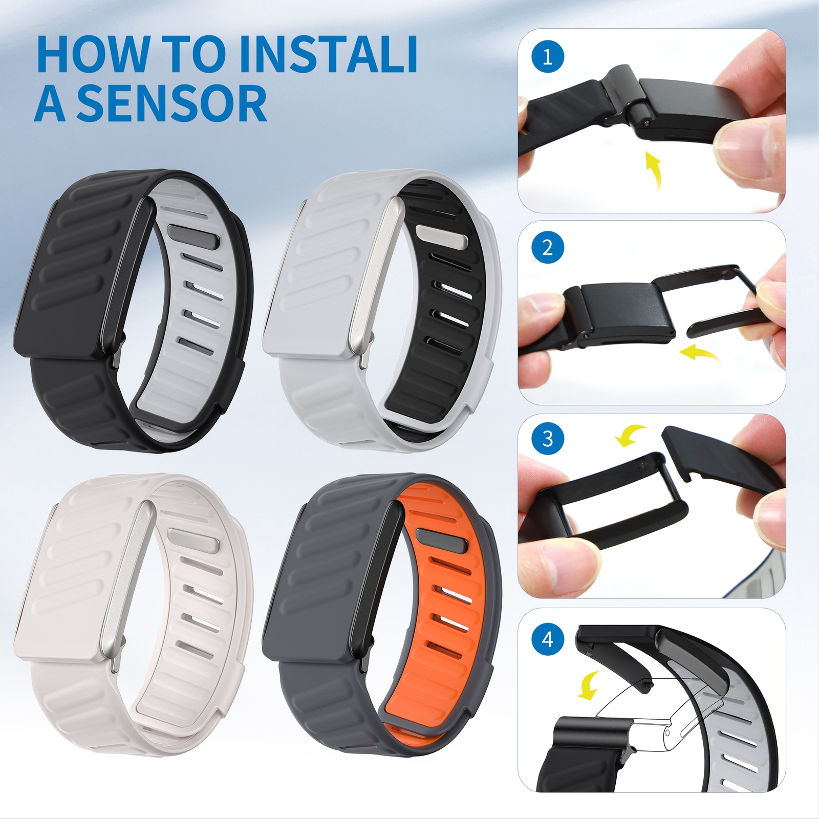 Adjustable Replacement Band Strap for Whoop 5.0MG / 5.0 / 4.0 Soft Silicone NEW