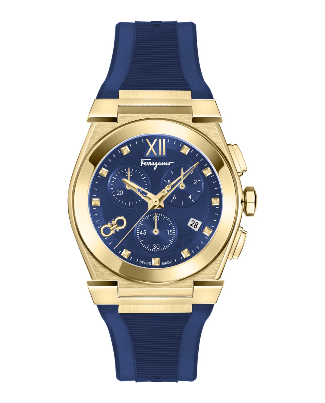 Ferragamo Vega Chrono Men’s Watch, Swiss Made Luxury Designer Watch for Men