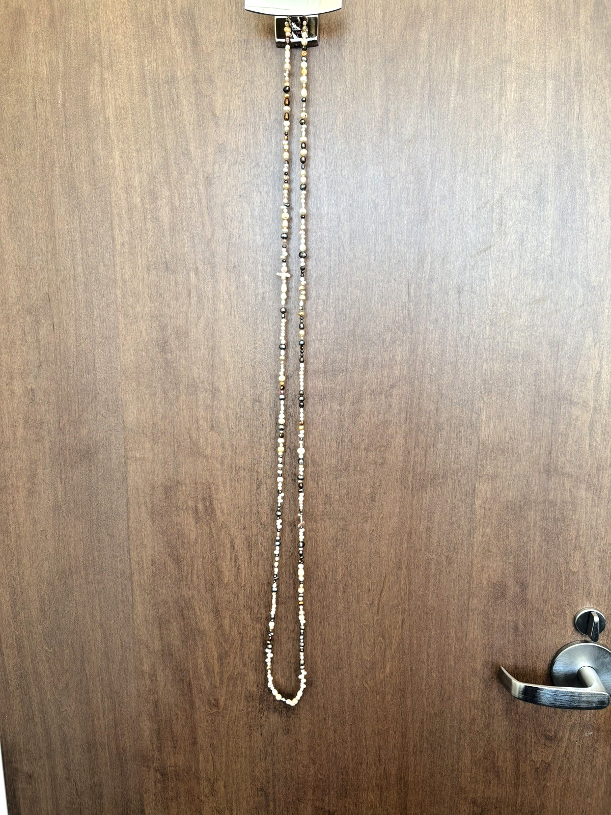 Multicolor Freshwater Pearl 69″ Long Necklace Iridescent Variation
