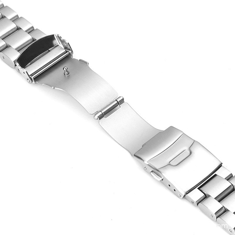 5.5mm Thick Solid Heavy Mens Stainless Steel Watch Strap Band 22 24mm US STOCK