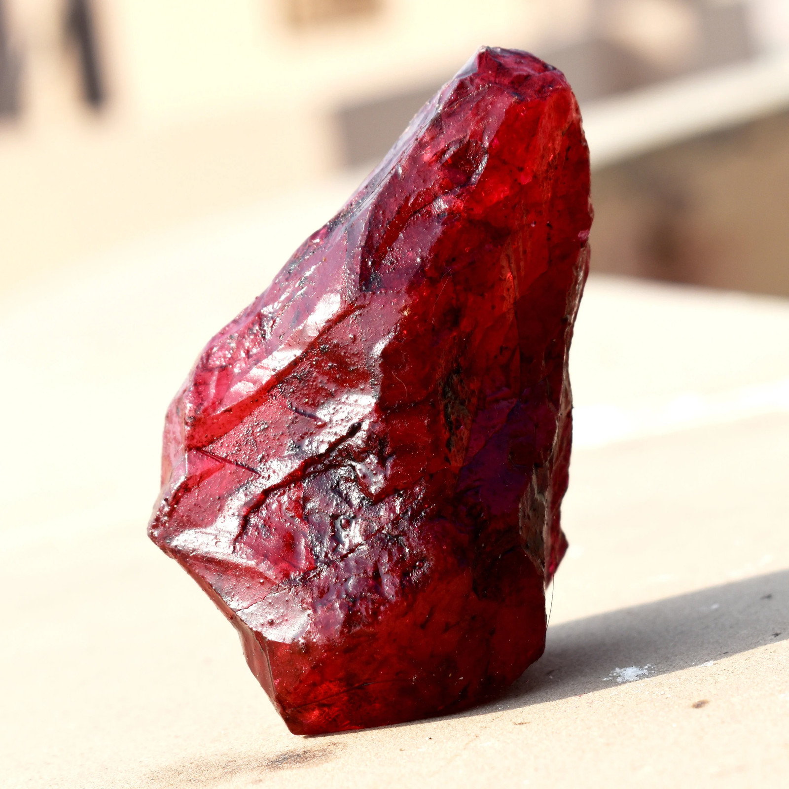 A+ Certified 999 Ct Natural Uncut Red Ruby Rough Gemstone Best Gift For Mom