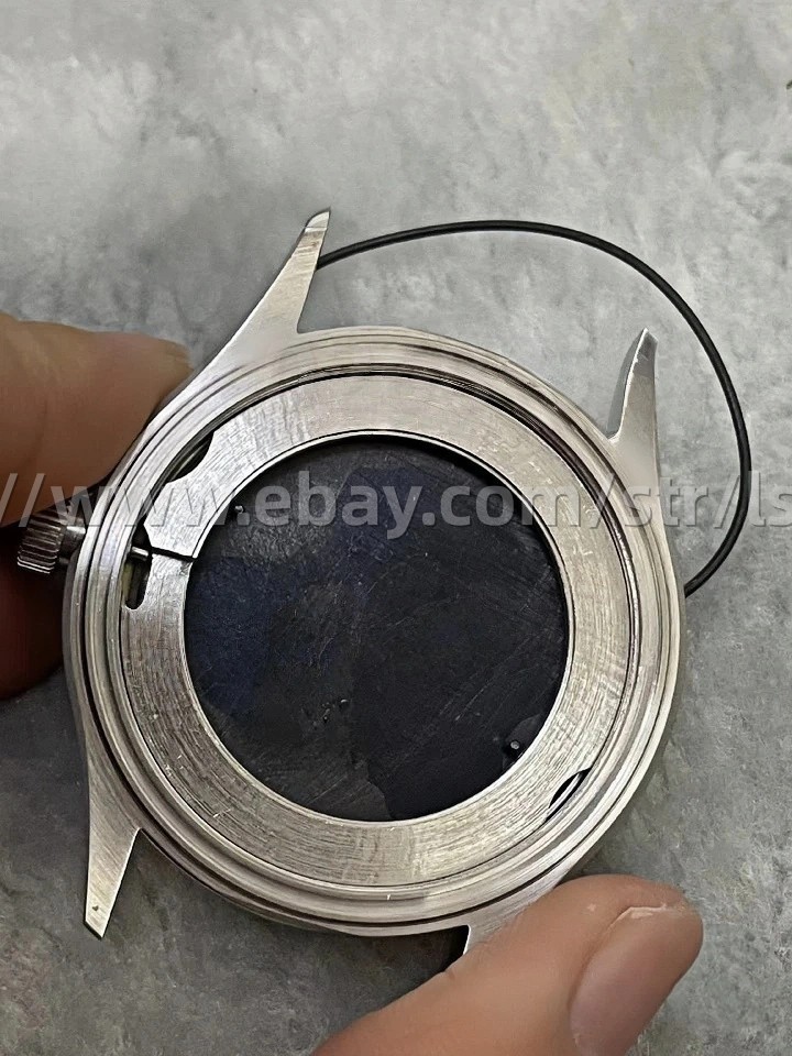 DIY SET for 41MM 2824 Watch Case + Dial + Hands + Strap Sapphire