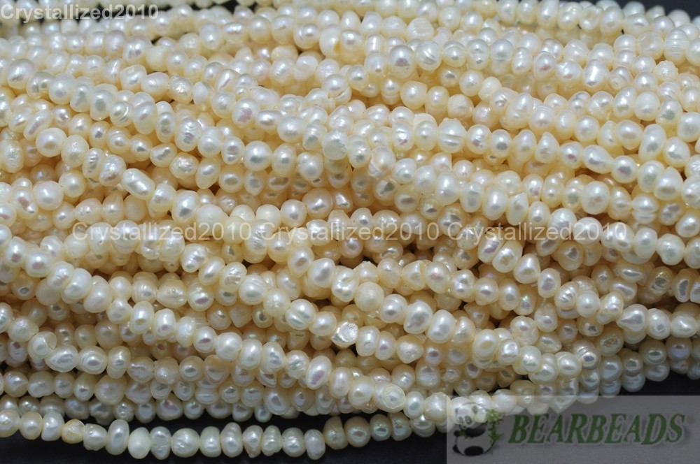 Natural Freshwater White Pearl Round Beads 4mm 6mm 8mm 9mm 10mm 11mm 12mm 15”
