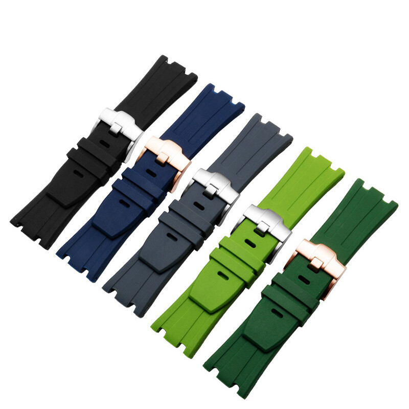 28mm Rubber Band For Audemars Piguet ROYAL OAK OFFSHORE 15703 Watchband Strap