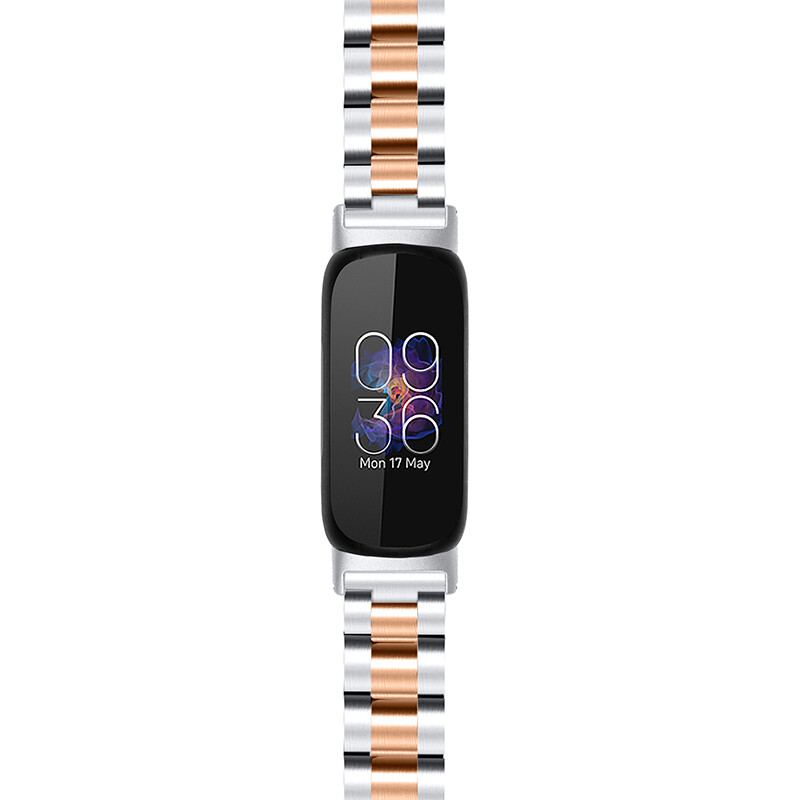For Fitbit Inspire 3 Strap Replacement Metal Strap Stainless Steel Watch Band