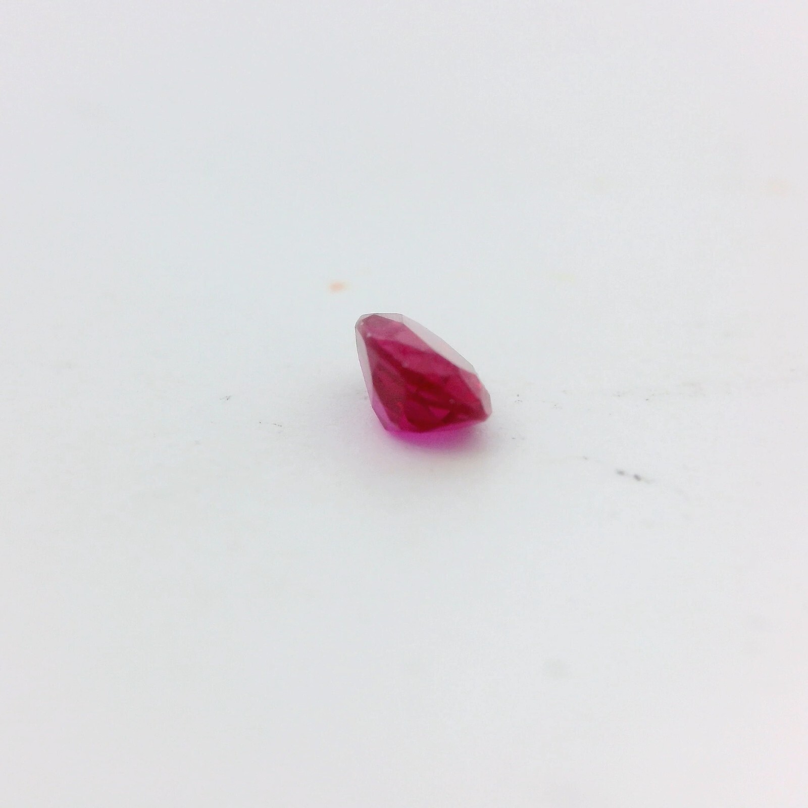 0.75ct Loose Oval Cut Lab Created Ruby Gemstone 6 x 4mm