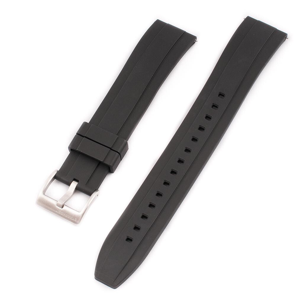Extra Long for Big + Large Wrists FKM Rubber Quick Release Watch Strap Band Dive