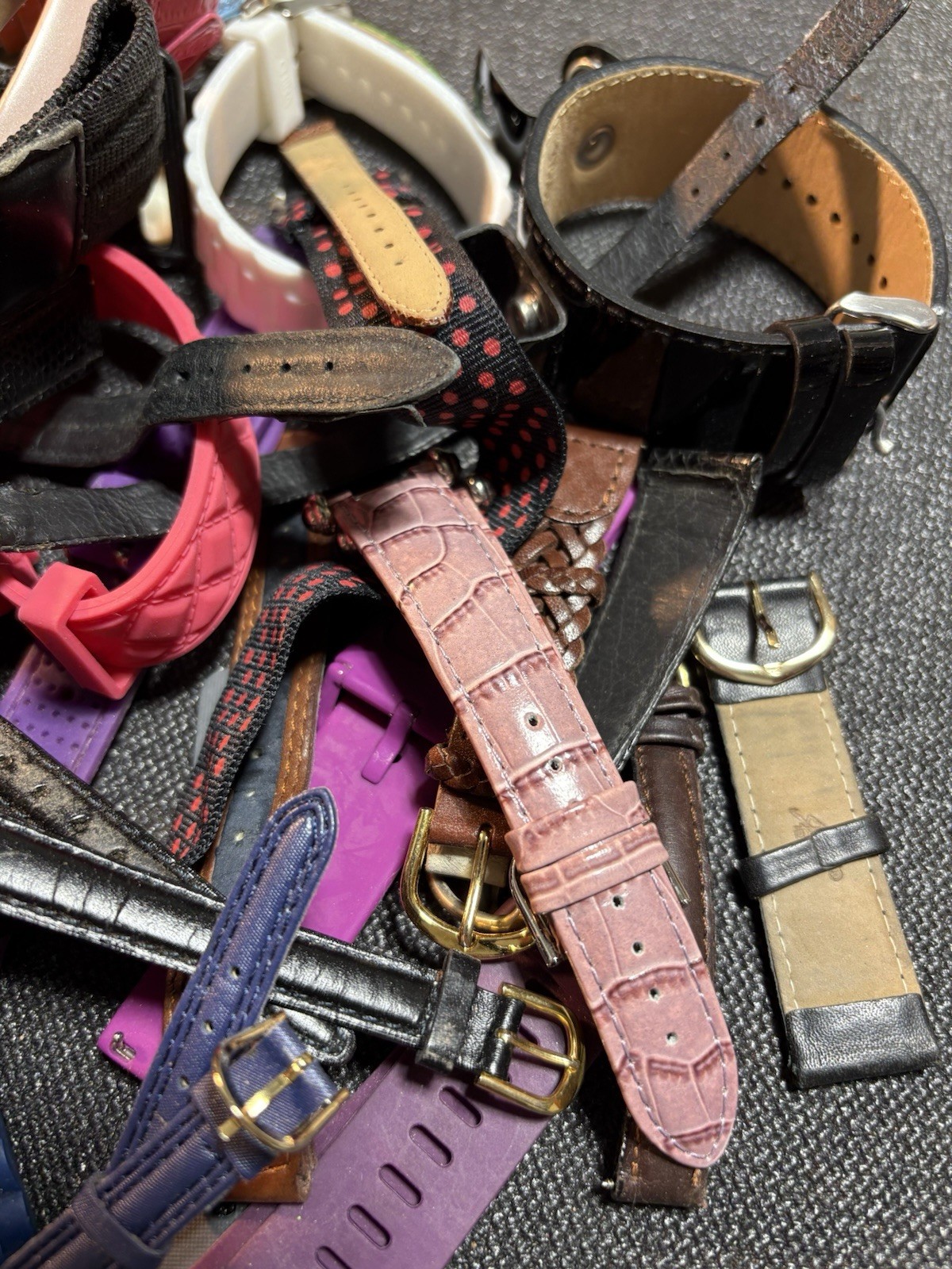 Watchmaker Parts Watch Band Lot,Regular,Cuffs And Wrap Around Bands,#2