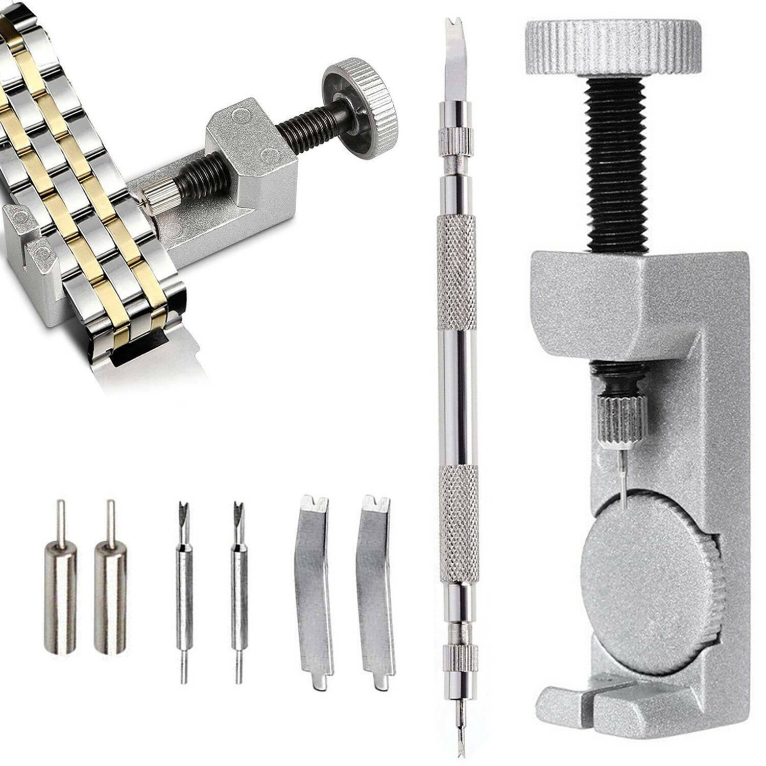 Adjustment Watch Band Strap Bracelet Link Pin Remover Repair Resizing Tool Kit