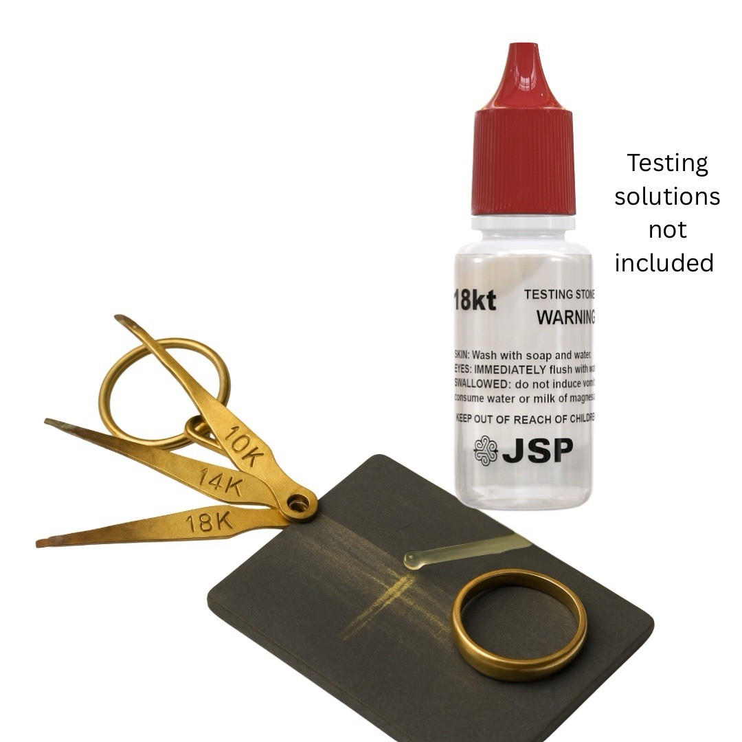 Gold Testing Needle Set 9K 10K 12K 14K 18K 22K 24K Karat For Acid Test Solution