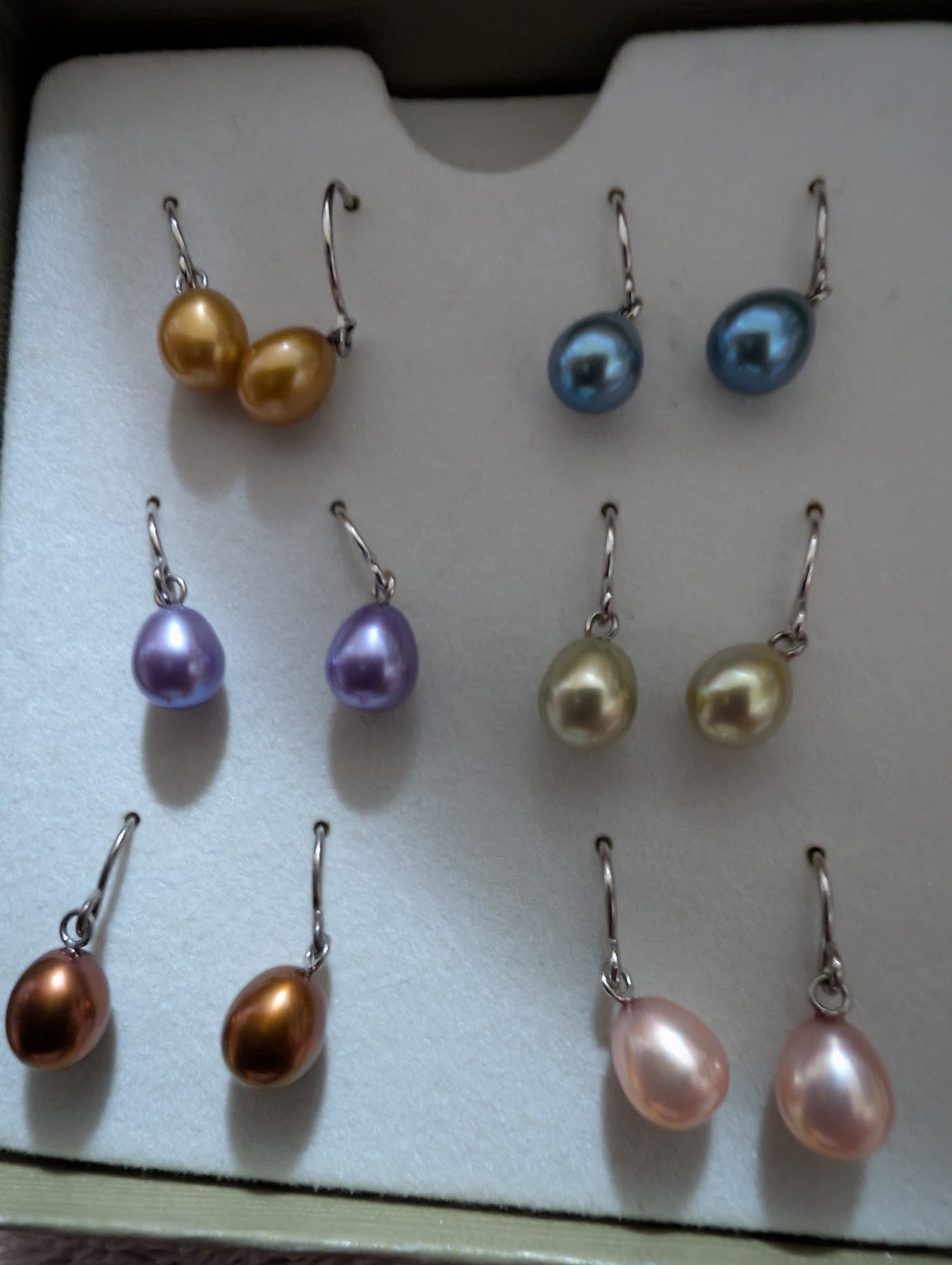 Honora Multicolor Cultured Pearl Teardrop Baroque Dangle Earrings Hook