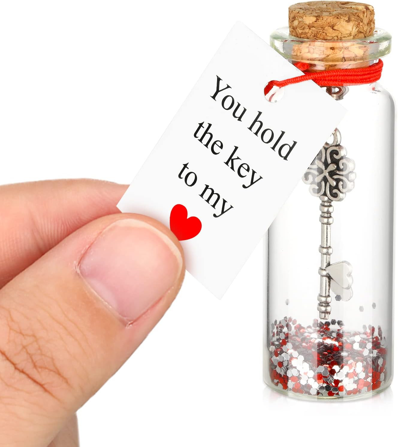 Handmade Romantic Message Bottle Gift for Anniversary, Birthday, Valentine’s Day