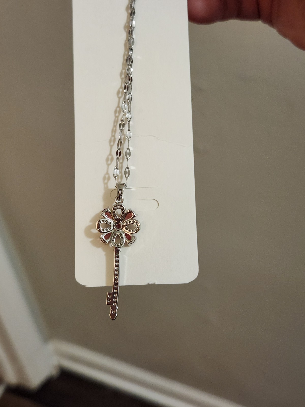 Key Pendent with Necklace Stanless Steel Gift Jewelry