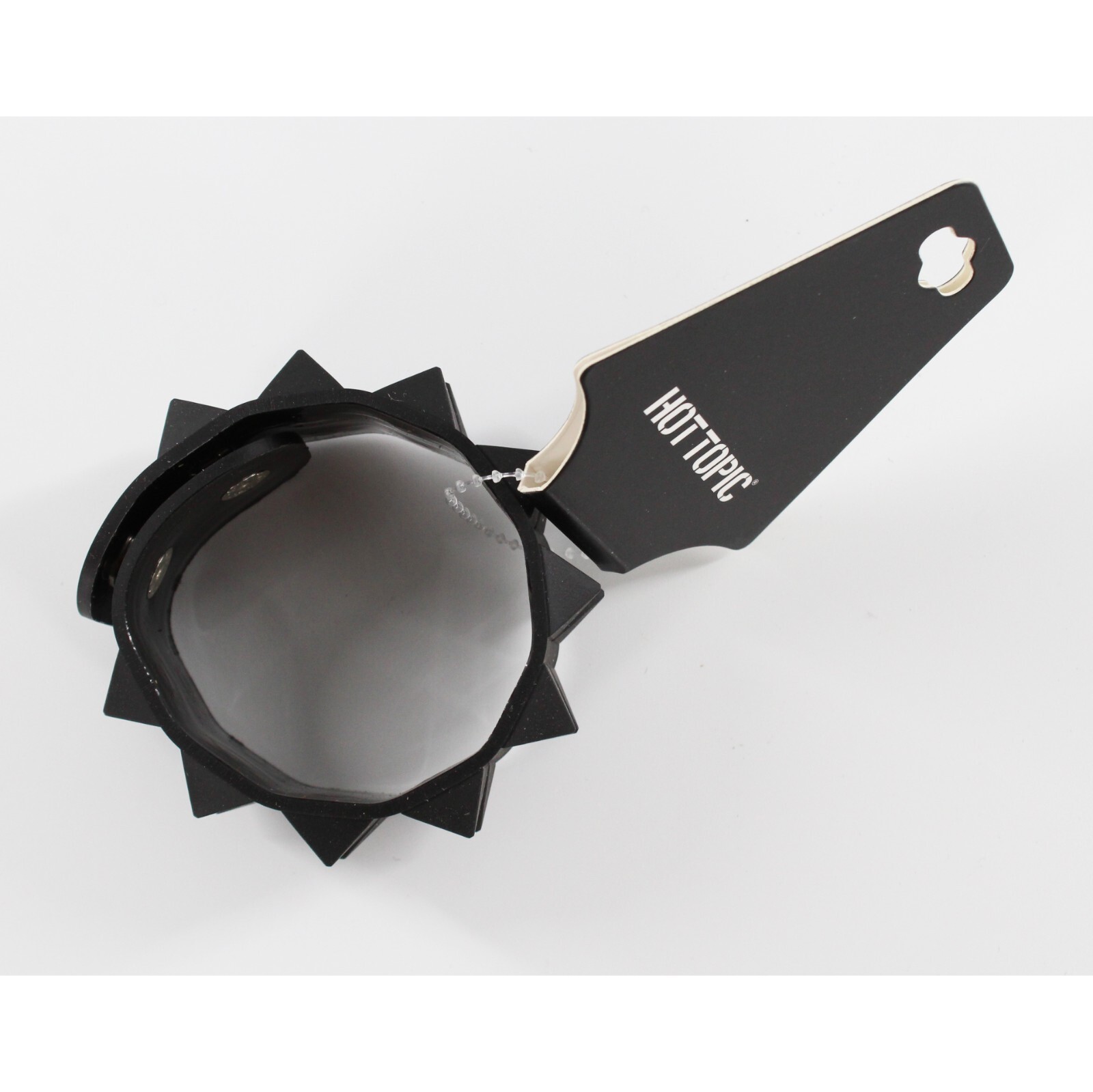 Hot Topic Silicone Rubber Wide Spike Bracelet #B2132