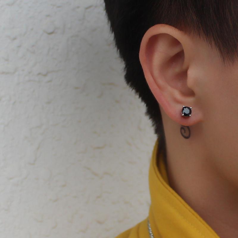 Titanium Steel Magnetic Stud Earrings 6MM/8MM For Women Men Non-Piercing Clip On