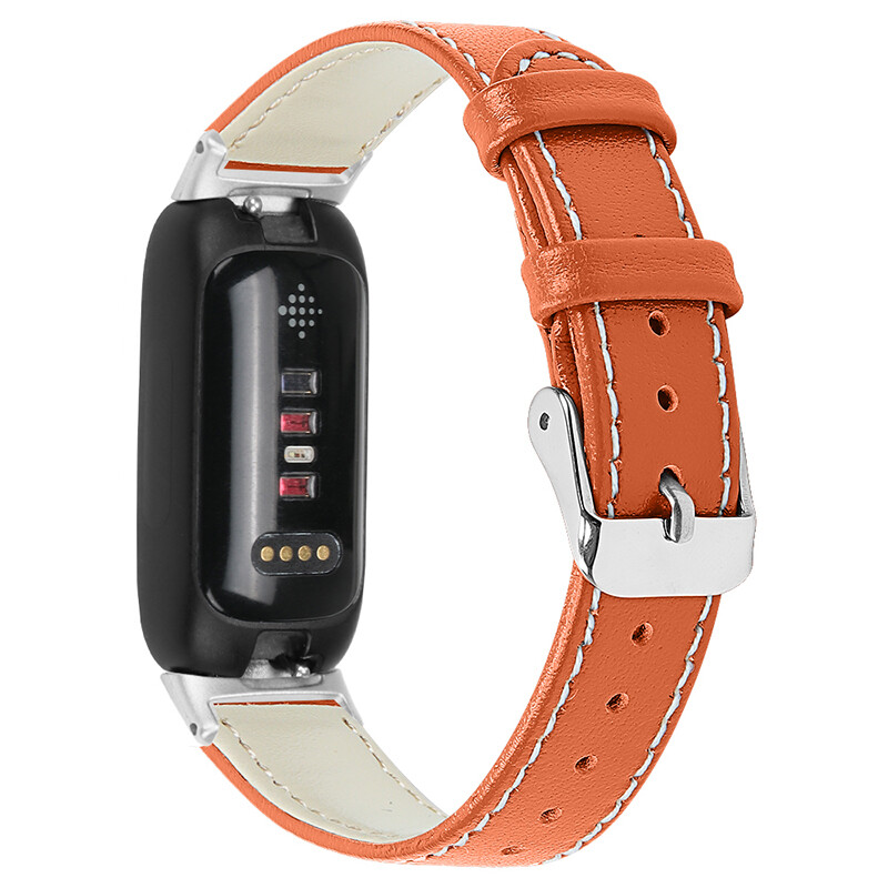 For Fitbit Inspire 3 Slim Genuine Leather Wristband Band Replacement Strap