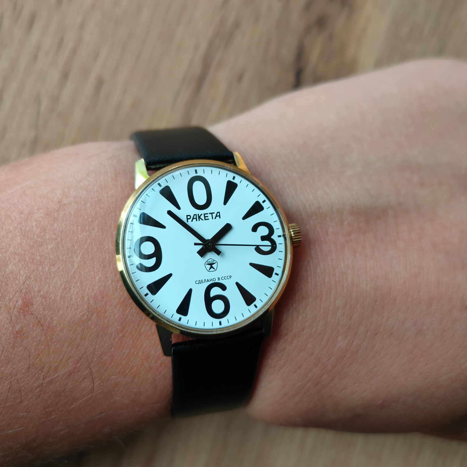 Raketa BIG ZERO mechanical 2609 Raketa small zero raketa 0 white watch