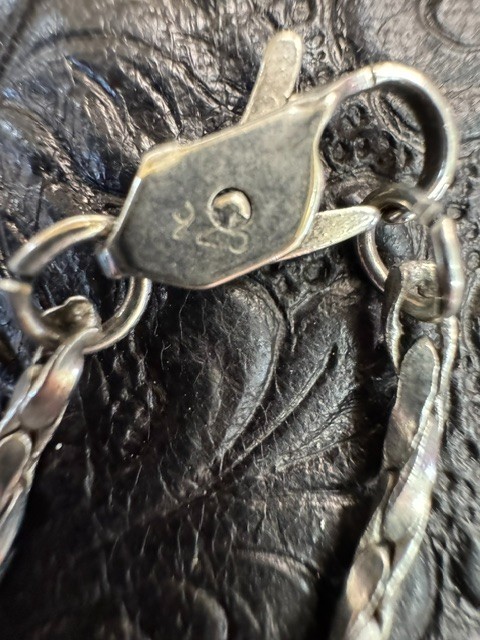 Sterling Silver 925 Herringbone Snake Chain Necklace 18″ Italy Style 5.7g