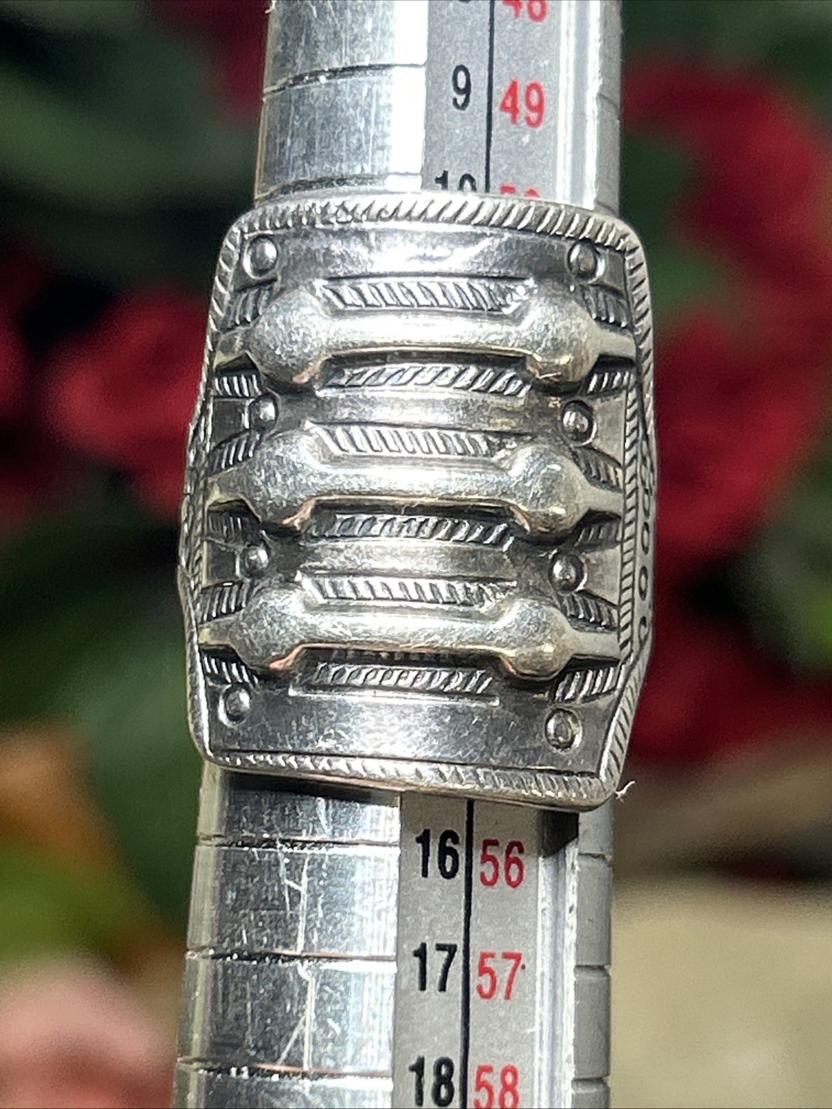 56. David Andersen 925 Viking Replica Copy Orig.Year 300 Saga Ring Adj, 14.9g